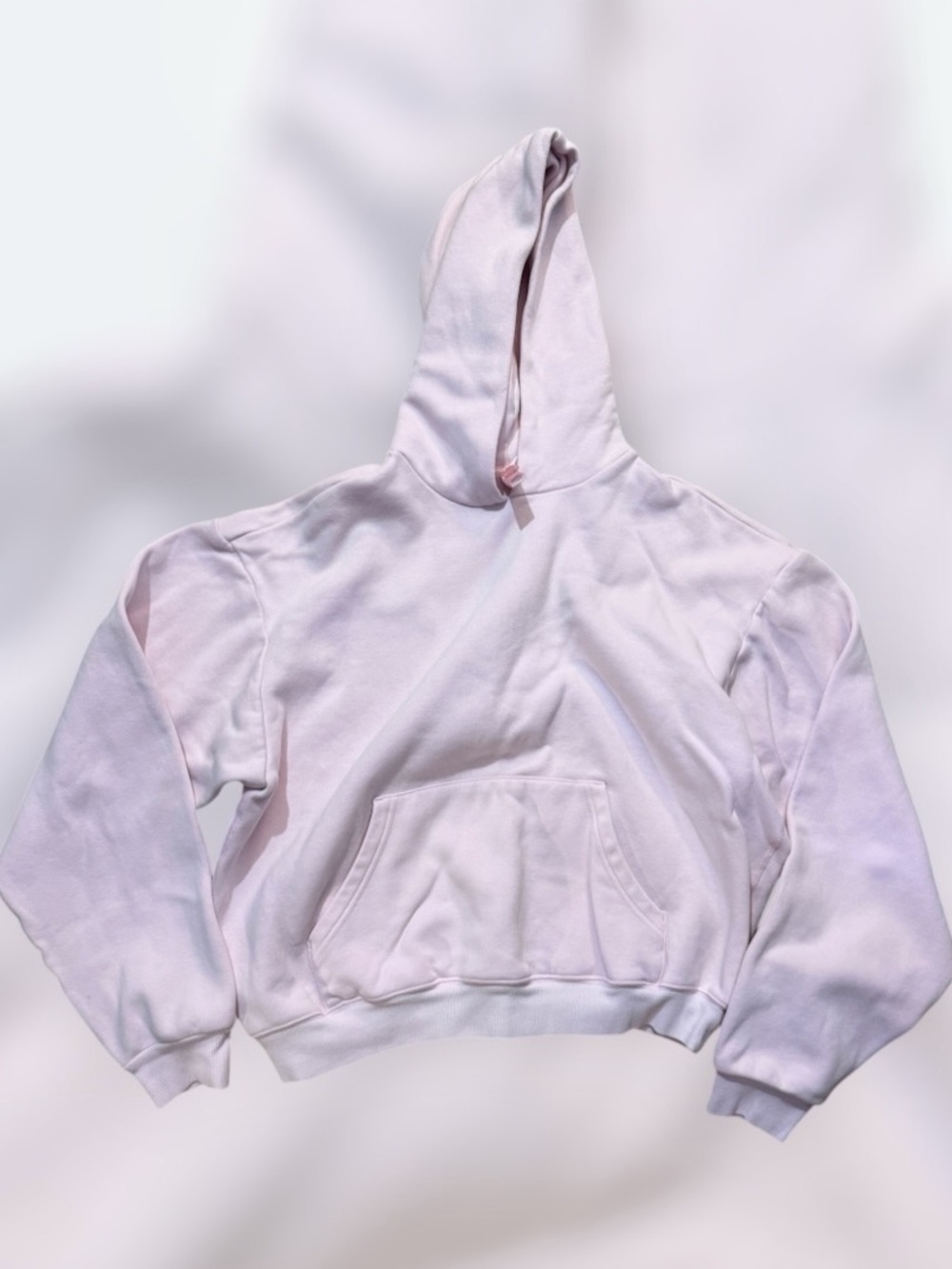 Skims pink hooded sweatshirt